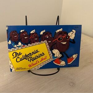 Vintage California Raisins Whats Hot Storybook PB 1988 Humor Cartoon Book Retro